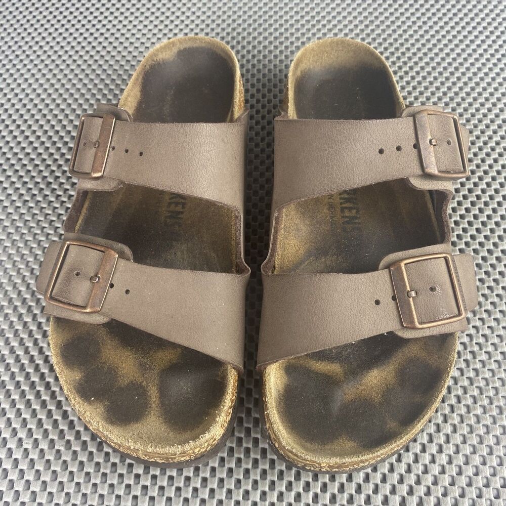 Birkenstock Arizona Sandals Adult 35 Brown Slide On Casual Made in Germany